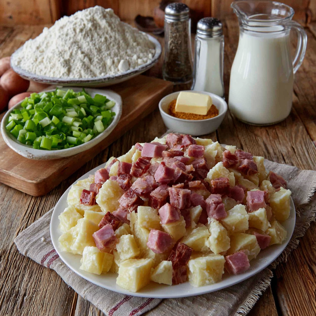 Paula Deen Ham and Potato Soup Recipe