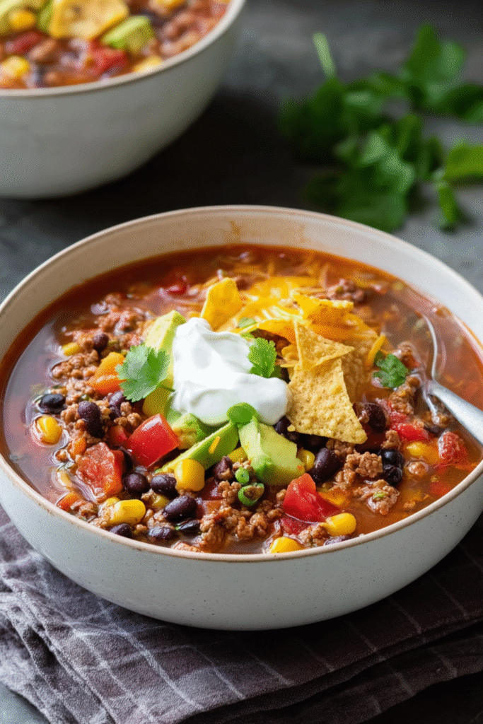 Paula Deen Taco Soup Recipe