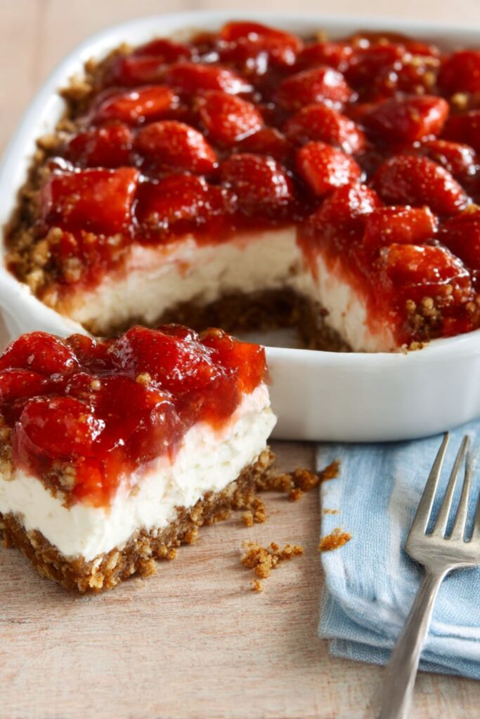 Paula Deen Strawberry Pretzel Salad Recipe