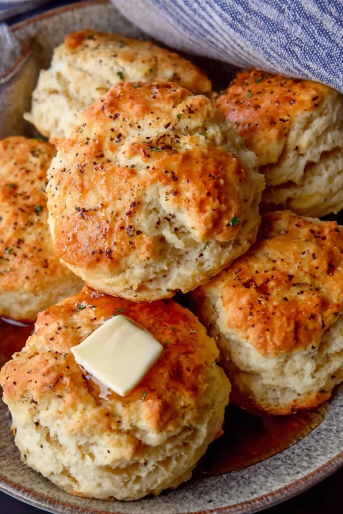 Bobby Flay Buttermilk Biscuits with Butter and Honey Recipe