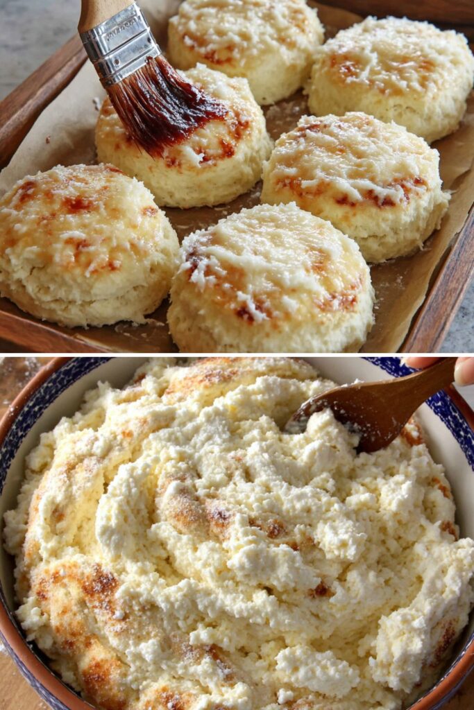 Bobby Flay Buttermilk Biscuits with Butter and Honey Recipe