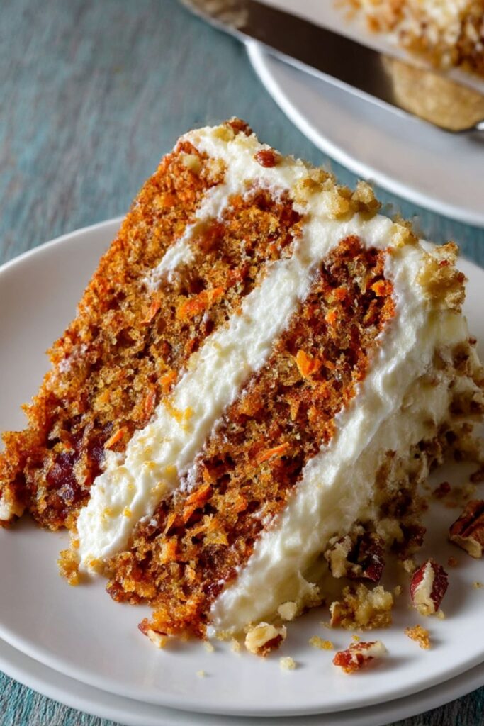 Bobby Flay Carrot Cake with Cream Cheese Marshmallow Frosting