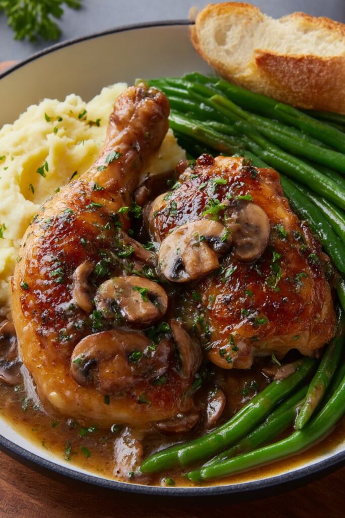 Bobby Flay Chicken Chasseur (Hunter-style Chicken)