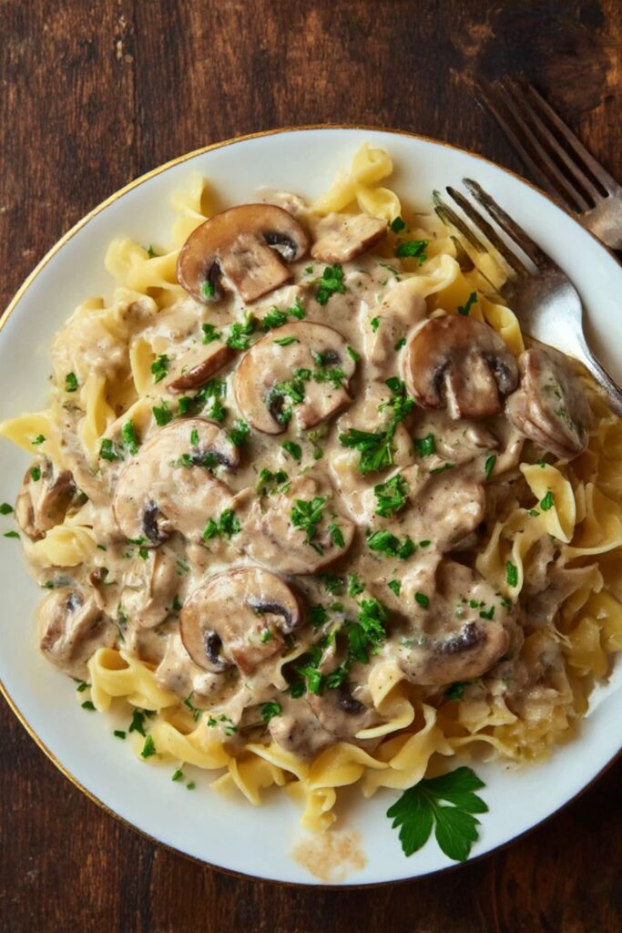 Bobby Flay Mushroom Stroganoff Recipe