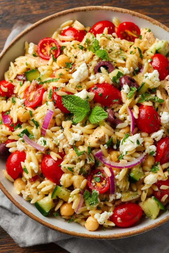 Bobby Flay Orzo Salad Recipe