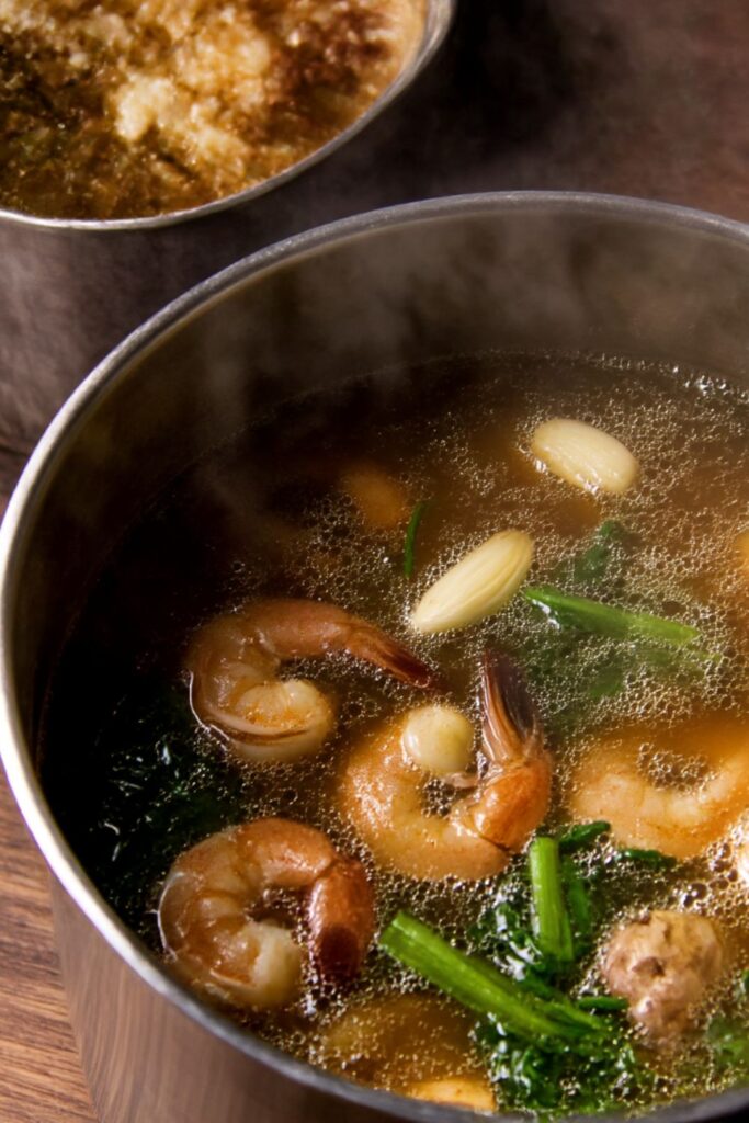 Bobby Flay Poaching Liquid for Shrimp Recipe