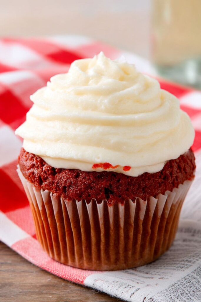 Paula Deen Red Velvet Cupcakes with Cream Cheese Frosting Recipe