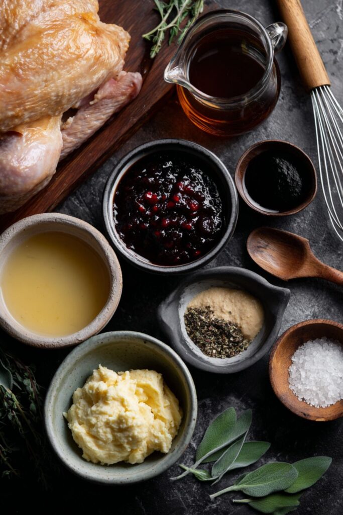 Bobby Flay Black Pepper-Pomegranate Molasses Glazed Turkey Recipe