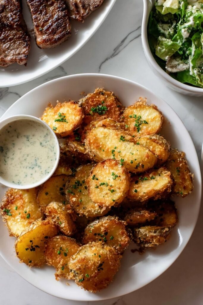 Bobby Flay Crispy Parmesan Potatoes Recipe