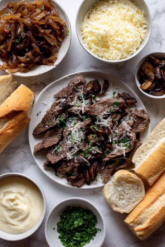 Bobby Flay Philly Cheesesteak Recipe