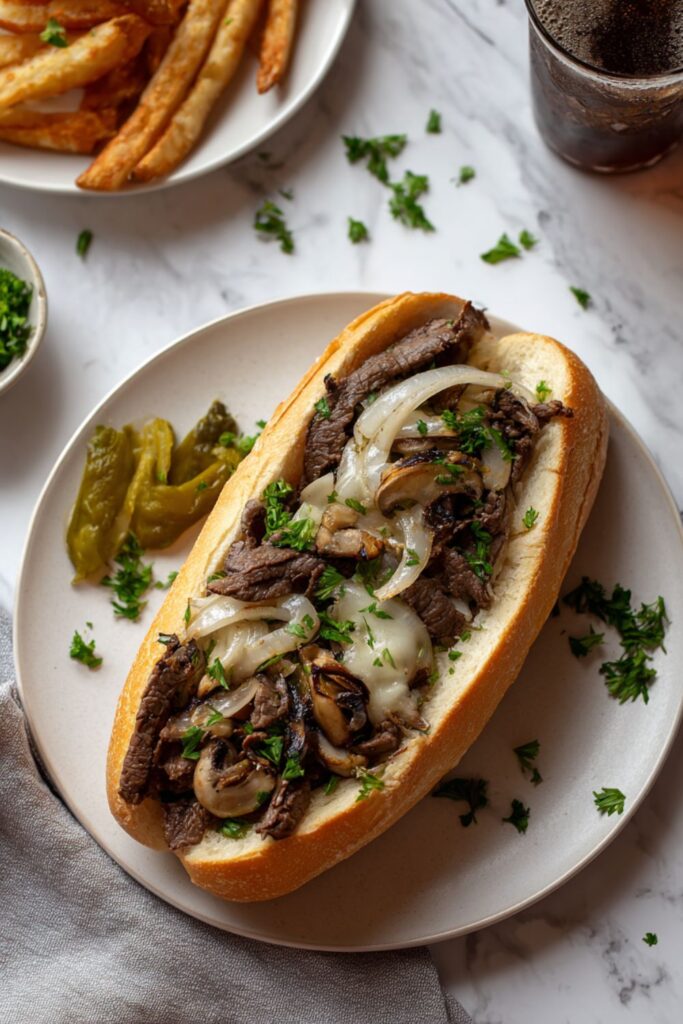 Bobby Flay Philly Cheesesteak Recipe