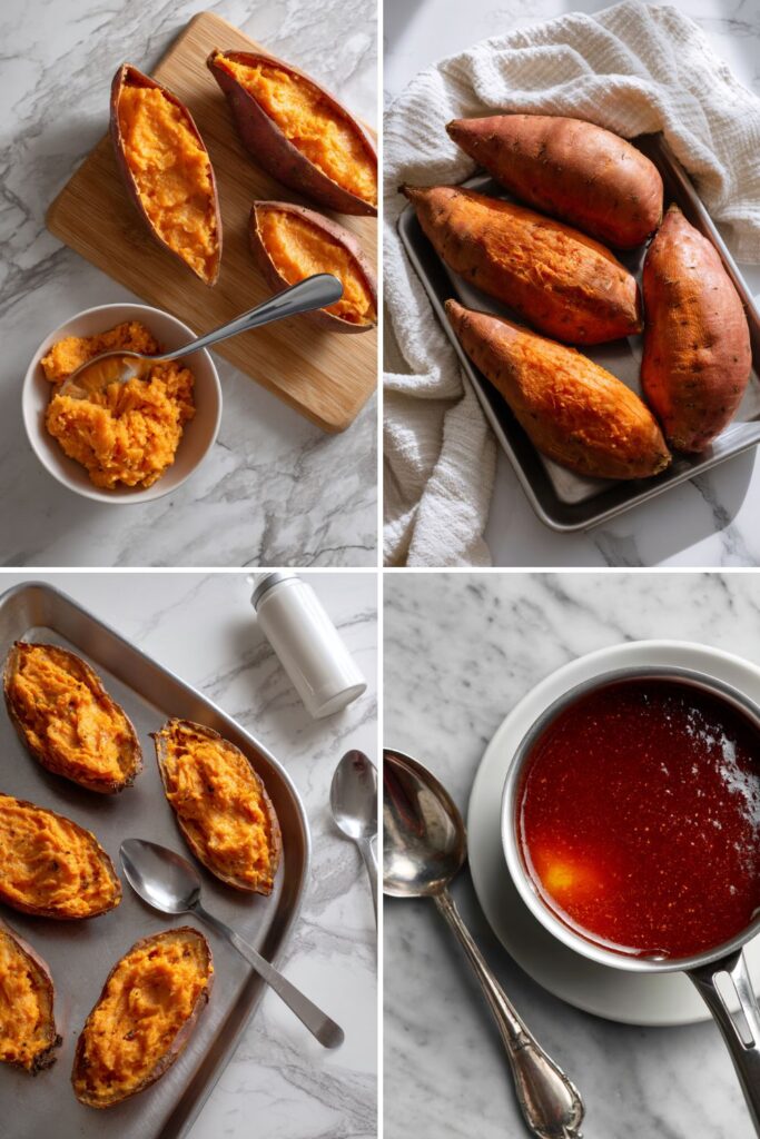 Bobby Flay Twice Baked Sweet Potatoes Recipe