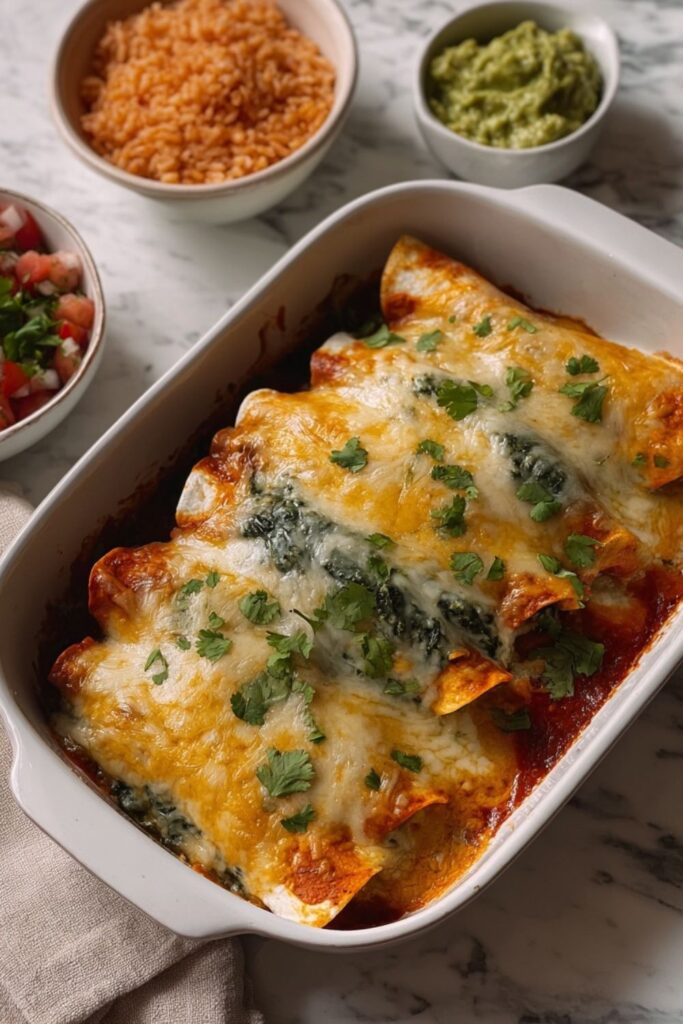 Joanna Gaines Spinach Enchiladas Recipe