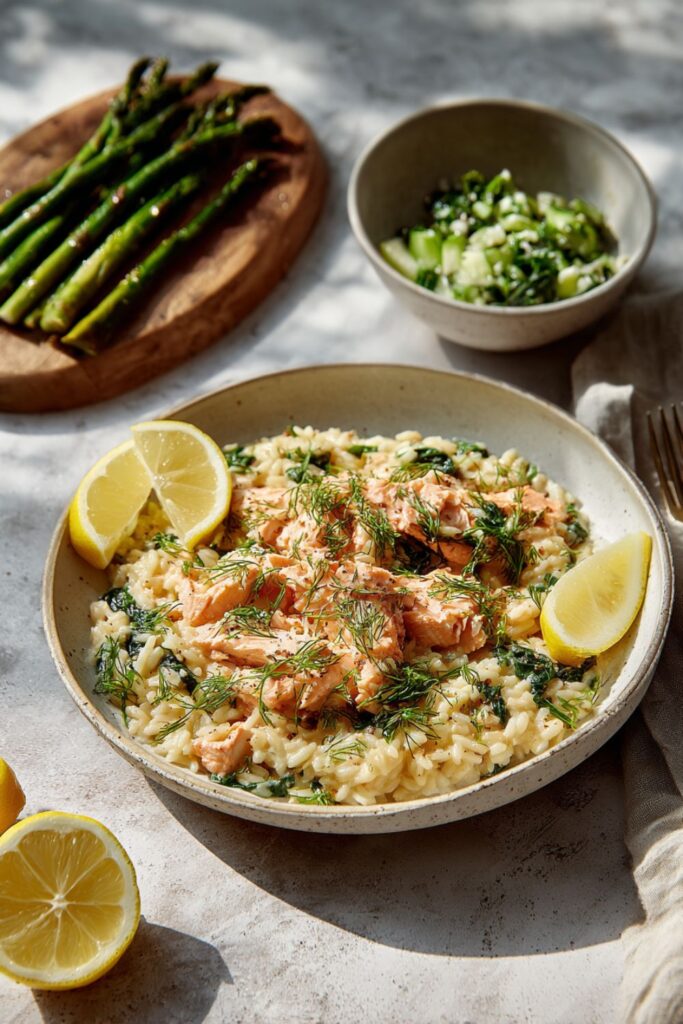 Joanna Gaines Salmon and Orzo Recipe