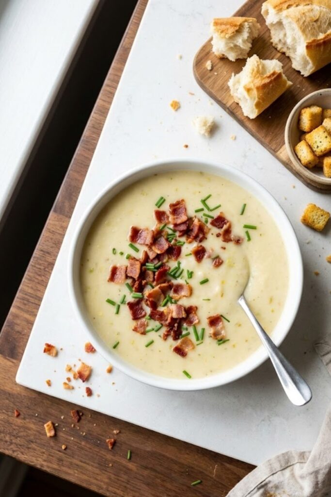 Alton Brown Potato Leek Soup Recipe