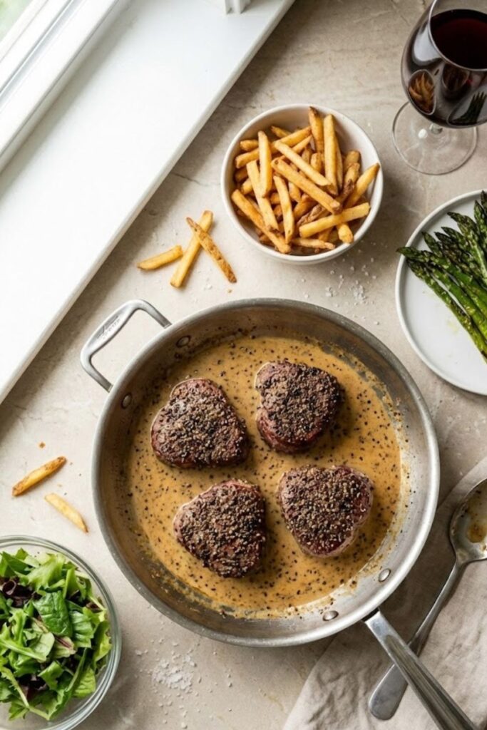 Alton Brown Steak Au Poivre Recipe