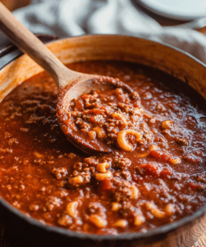 Paula Deen Goulash Recipe
