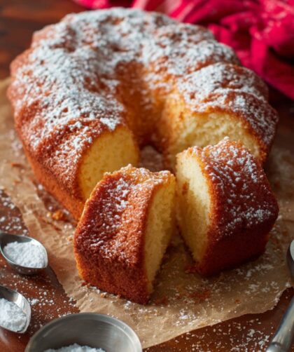 Paula Deen Mama's Pound Cake Recipe