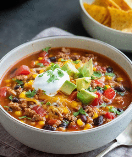 Paula Deen Taco Soup Recipe