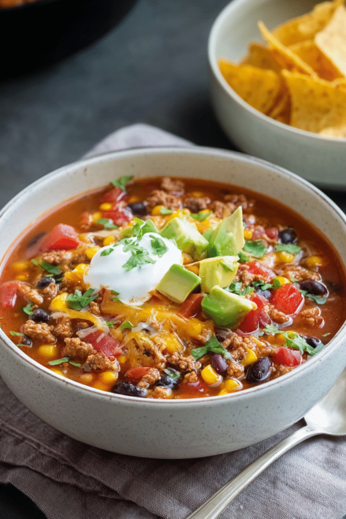 Paula Deen Taco Soup Recipe