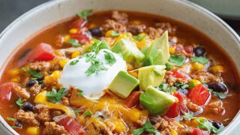 Paula Deen Taco Soup Recipe