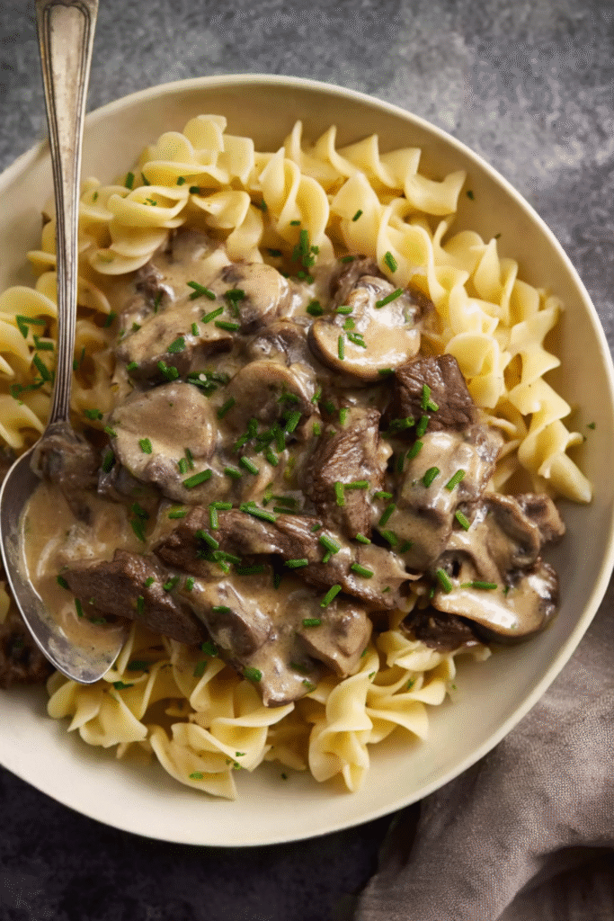 Paula Deen Beef Stroganoff Recipe