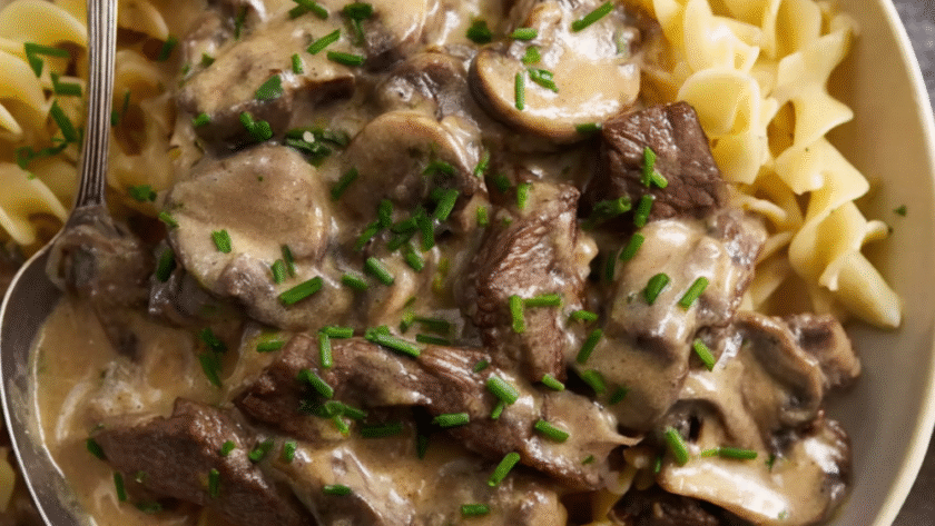 Paula Deen Beef Stroganoff Recipe