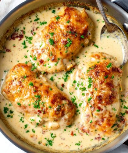 Paula Deen Chicken in White Wine Sauce Recipe