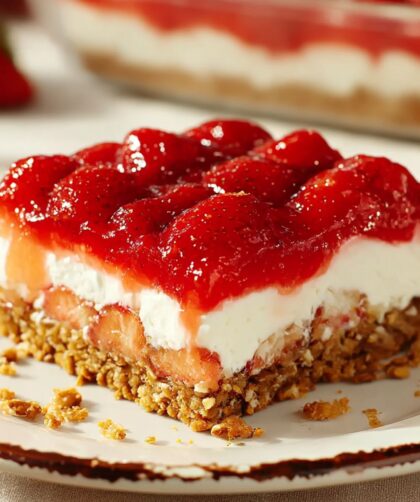 Paula Deen Pretzel Strawberry Salad Recipe