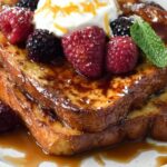 Bobby Flay Bananas Foster French Toast with Whipped Cream Cheese Recipe
