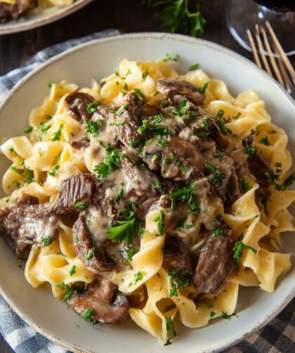 Bobby Flay Beef Stroganoff Recipe