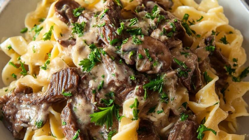 Bobby Flay Beef Stroganoff Recipe