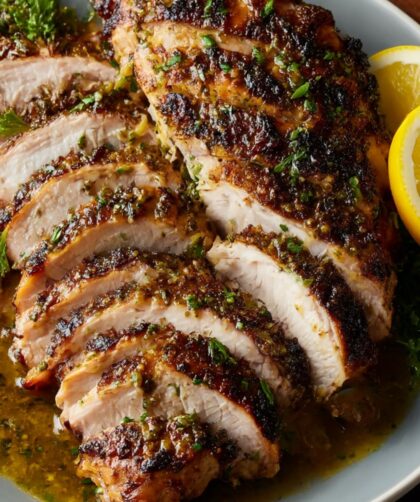 Bobby Flay Brined Turkey Breast with Spanish Spice Rub and Sour Orange Sauce Recipe