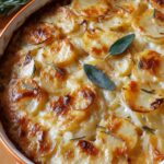 Bobby Flay Caramelized Vidalia Onion and Potato Gratin Recipe