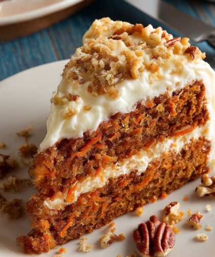 Bobby Flay Carrot Cake with Cream Cheese Marshmallow Frosting