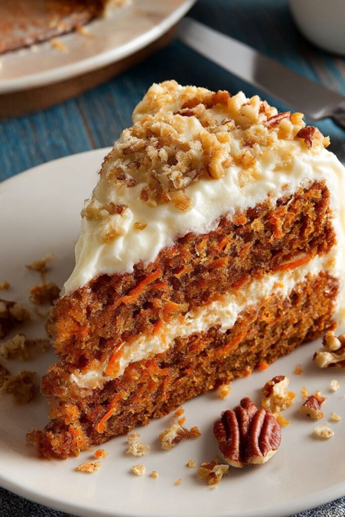Bobby Flay Carrot Cake with Cream Cheese Marshmallow Frosting