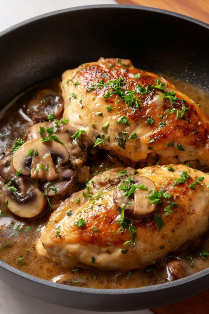 Bobby Flay Chicken Chasseur (Hunter-style Chicken) Recipe