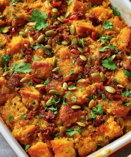 Bobby Flay Cornbread Chorizo Stuffing Recipe