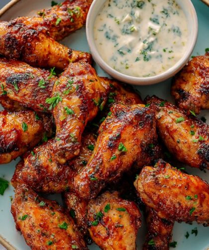 Bobby Flay Grilled Chicken Wings with Chipotle Hot Sauce Recipe