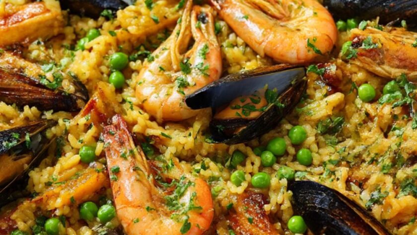 Bobby Flay Grilled Paella Recipe