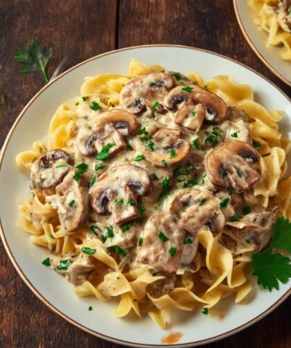 Bobby Flay Mushroom Stroganoff Recipe