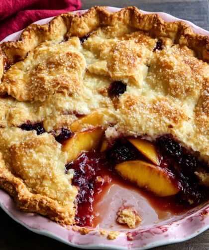 Bobby Flay Peach-Blackberry Pie Recipe