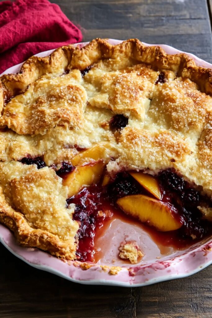 Bobby Flay Peach-Blackberry Pie Recipe