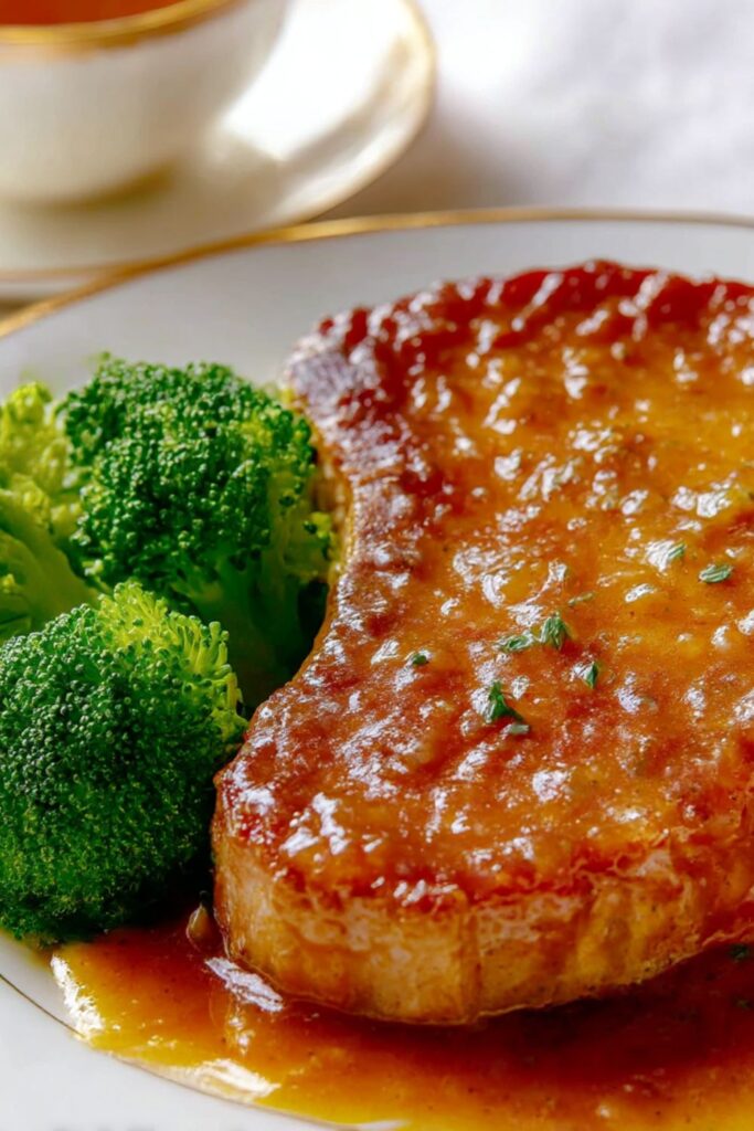 Bobby Flay Pork Chops and Applesauce Recipe