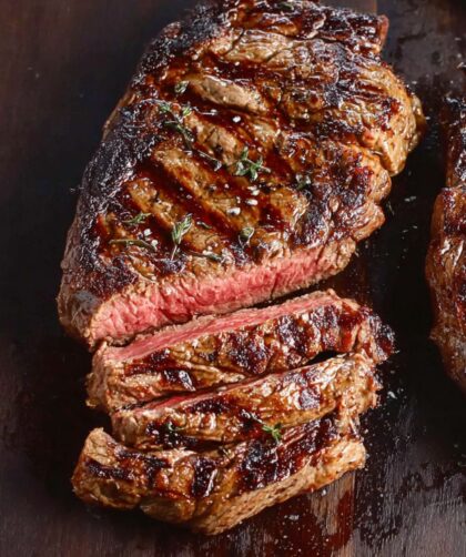 Bobby Flay Rib-Eye Marinated in Garlic, Chiles and Oregano Recipe