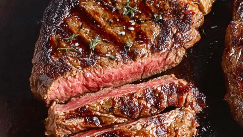 Bobby Flay Rib-Eye Marinated in Garlic, Chiles and Oregano Recipe