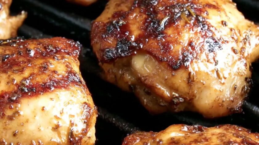 Bobby Flay Rosemary Bricked Grilled Chicken Recipe