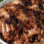 Bobby Flay Slow Smoked Pork Shoulder with Napa Cabbage Slaw and Queso Fresco Recipe