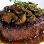 Bobby Flay Tenderloin of Beef in Mushroom, Mustard and Red Wine Sauce Recipe