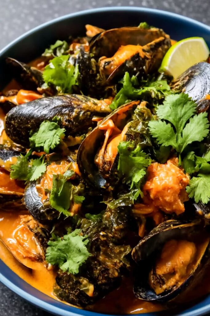 Bobby Flay Thai Red Curry Mussels Recipe